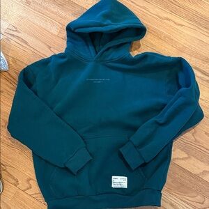 Comfrt Teal Pullover Hoodie - Affirmation Collection - size Large